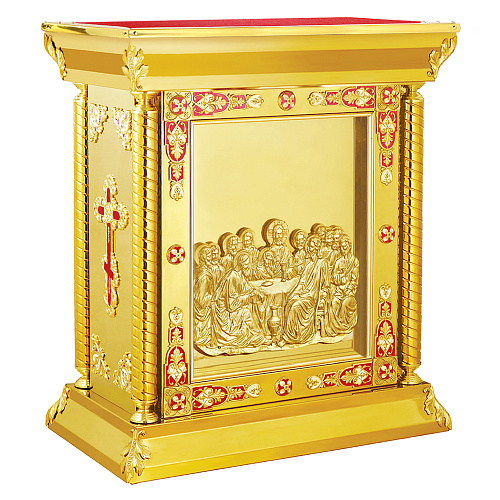 Облачение на престол "Гефсиманское" приставное, эмаль, 90х50х107 см
