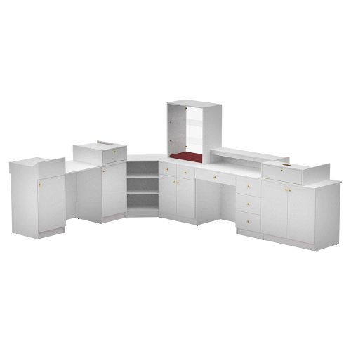 Свечная лавка "Самарская". Компоновка №5 белая фото 3