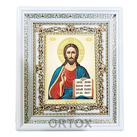 Икона Спасителя, 24х28 см, багетная рамка №4