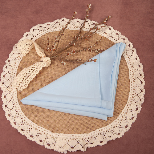 Платок, креп-шифон, цвета в ассортименте, 100х100 см фото 6