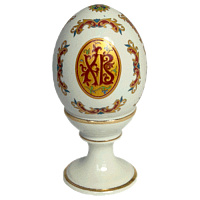 Яйцо пасхальное среднее, 5,5х11 см, керамика