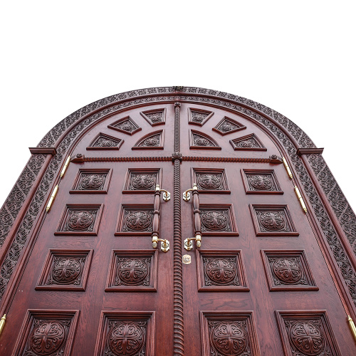 Храмовая дверь с двумя порталами, 327х243 см фото 3