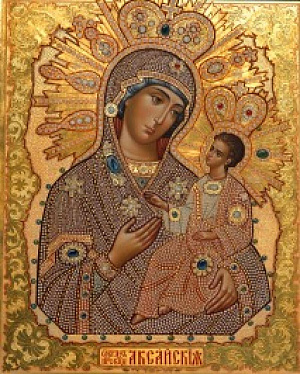 Икона Богородицы «Одигитрия Аксайская»