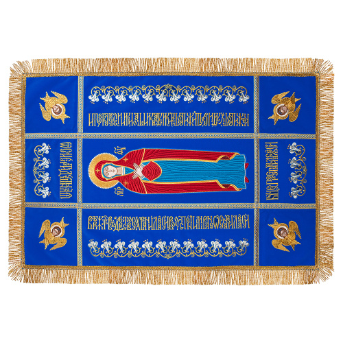 Плащаница Успение Божией Матери, бархат, 88х57 см