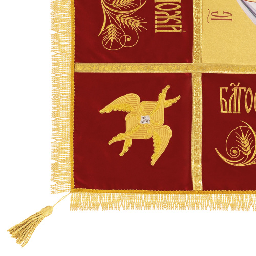 Плащаница Спасителя, бархат, 166х106 см фото 4 Плащаница Спасителя, бархат, 166х106 см фото 4