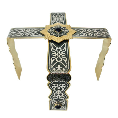 Евхаристический набор из 7 предметов с потиром на 1 л, комбинированный фото 5 Евхаристический набор из 7 предметов с потиром на 1 л, комбинированный фото 5