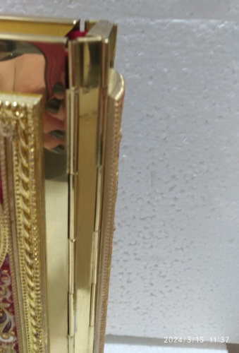 Апостол красный, полный оклад "под золото", эмаль, 23х30 см, У-1149 фото 8