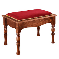 Лавка храмовая "Коломенская", цвет "кипарис", короткая, 70х42х53 см
