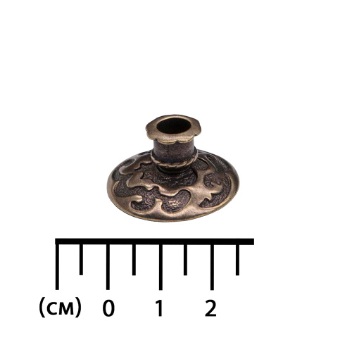 Подсвечник настольный литой "Волны", бронза, 2,5х1,5 см фото 4