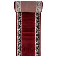 Ковровая дорожка красная, полипропилен, 1,3х0,8 м, У 49-0028