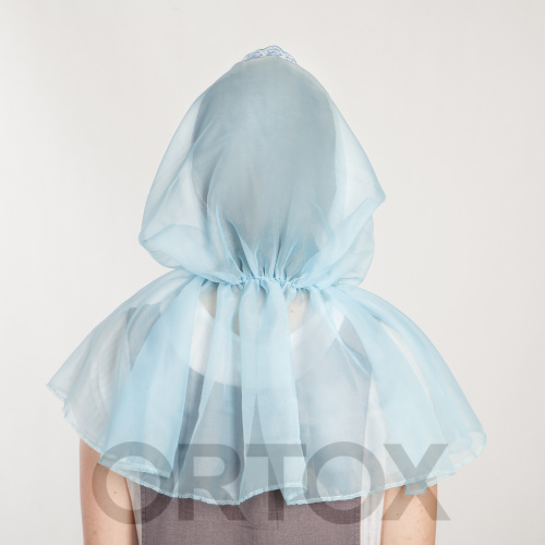 Неспадаемый платок (капор), шелк, размер универсальный, цвет в ассортименте фото 4