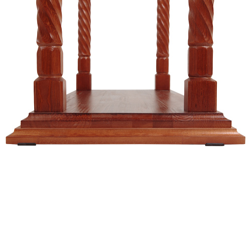 Аналой клиросный "Суздальский", цвет "кипарис", колонны, четырехсторонний, 92х52х133 см фото 5