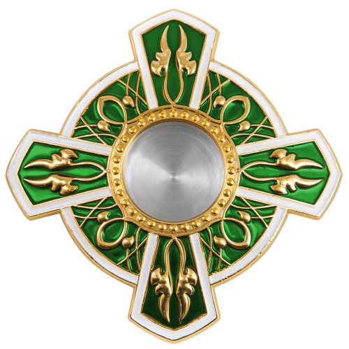 Мощевик врезной, цинковый сплав, эмаль, Ø 55/17 мм фото 2