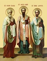 Купить три святителя: василий великий, григорий богослов, иоанн златоуст, академическое письмо, сп-0924