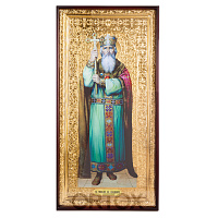 Икона большая храмовая равноапостольного великого князя Владимира, прямая рама