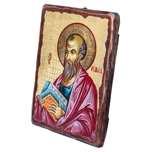 Икона апостола Павла, под старину фото 2