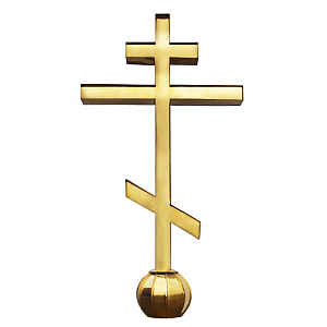 Крест на купол восьмиконечный (высота 0,7 м (для купола диаметром 0,5 м))