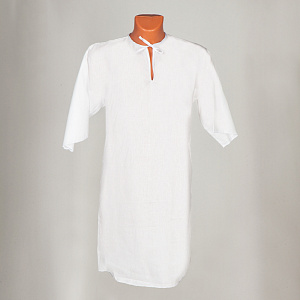Рубашка для крещения мужская белая (размер 54)