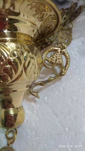 Купить лампада подвесная, латунь, 11,5х15 см, №3, у 13-0150 фото 6 Купить лампада подвесная, латунь, 11,5х15 см, №3, у 13-0150 фото 6