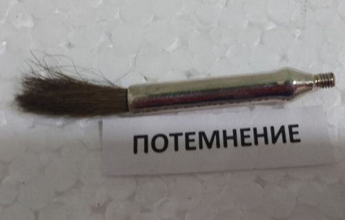 Купить стрючица из ювелирного сплава в серебрении, с запасными кисточками, длина 20,5 см, №3, у 29-1647 фото 5 Купить стрючица из ювелирного сплава в серебрении, с запасными кисточками, длина 20,5 см, №3, у 29-1647 фото 5