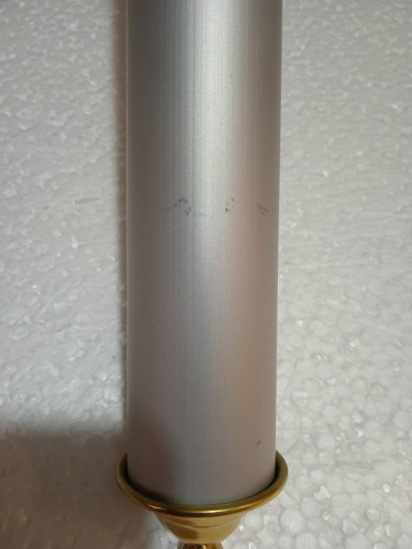 Подсвечник диаконский с алюминиевой ручкой, 9х42 см, У-0514 фото 2