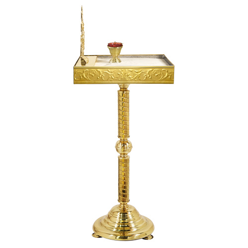 Панихидный стол песковой, чеканка, 50х50х95 см фото 4