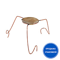 "Паучок" для лампад металлический, цвет "под золото", 10х4,5 см (упаковка 10 шт.)