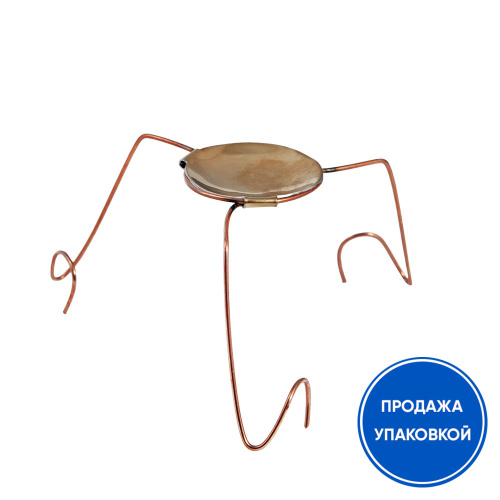 "Паучок" для лампад металлический, цвет "под золото", 10х4,5 см (упаковка 10 шт.)