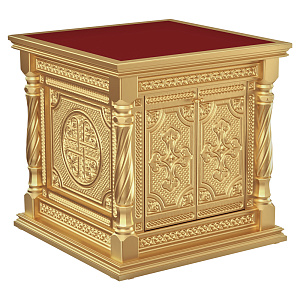 Жертвенник "Костромской", цвет "золото" (100х100х100 см, краска)