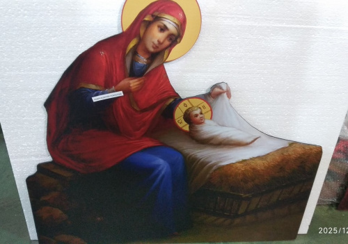 Вертеп ростовой уличный, 5 фигур, УФ-печать на пленке, №3, У 43-0005 фото 2