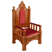 Архиерейский трон "Ярославский", цвет "кипарис", 78х72х160 см