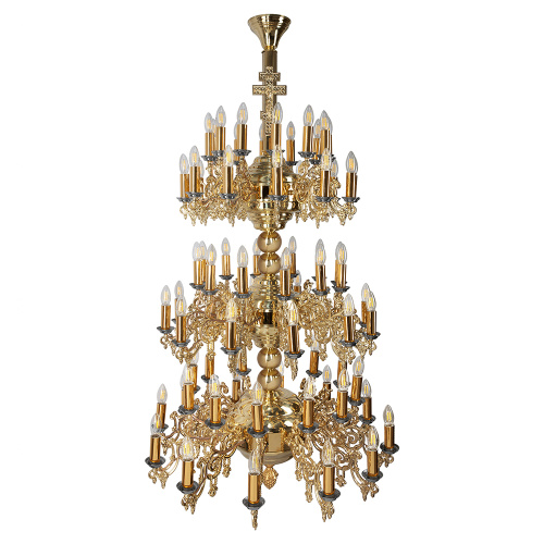 Паникадило "Фаворское" на 72 свечи, диаметр 84 см, высота 167 см фото 5 Паникадило "Фаворское" на 72 свечи, диаметр 84 см, высота 167 см фото 5