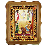 Икона Преображения Господня, 22х27 см, фигурная багетная рамка