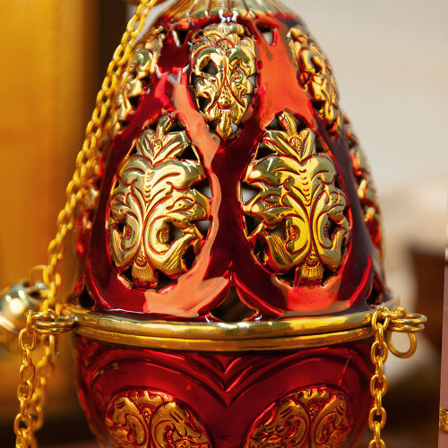 Кадило № 39, латунь, 13,5х28 см фото 4