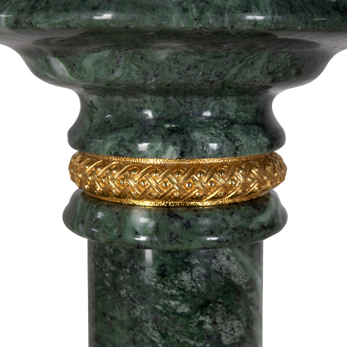 Подсвечник напольный песковой, натуральный камень, №3, высота 128 см фото 4