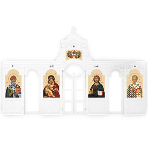 Набор икон для одноярусного "Суздальского" иконостаса (холст+фанера)
