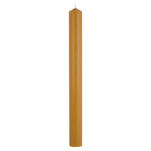 Свеча диаконская из пчелиного воска, Ø 4,5 см (длина 32 см)