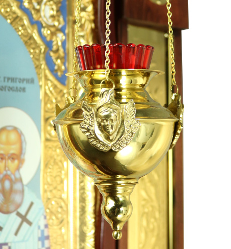 Киот напольный "Макарьевский" с кронштейном для лампады 112х30х270 см фото 3