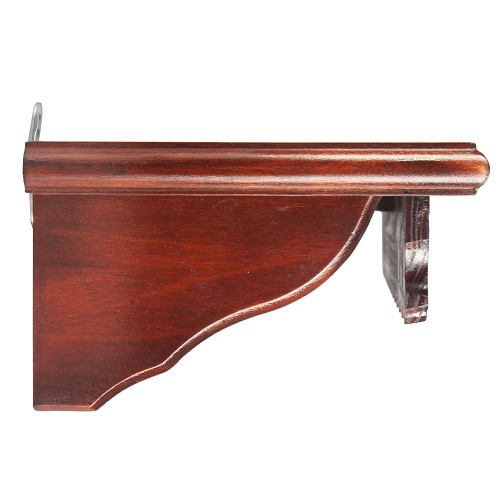 Полка для икон прямая одноярусная, цвет вишня, 48х18 см фото 3