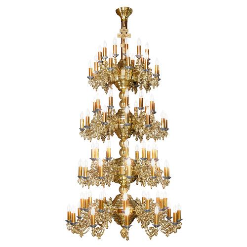 Паникадило "Фаворское" на 96 свечей, диаметр 107 см, высота 213 см фото 4