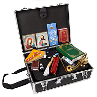 Требный чемодан с наполнением, 45х35х15 см, МДФ, пластиковое покрытие
