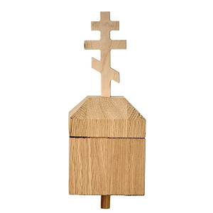 Ковчег для мощей в престол деревянный (с крестом)