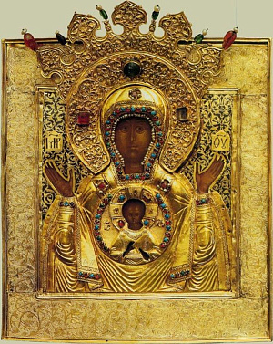 Икона Богородицы «Знамение Соловецкая»