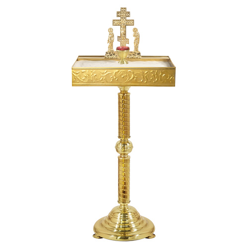 Панихидный стол песковой, чеканка, 50х50х95 см фото 2