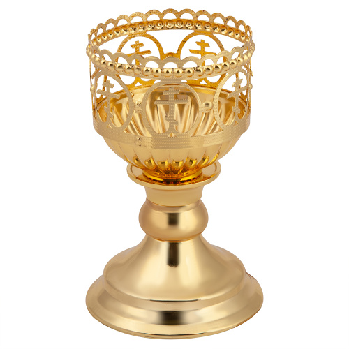 Лампада настольная, цинковый сплав, №2, 9х14 см фото 4