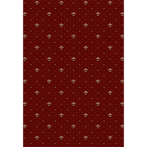 Ковровая дорожка красная, ворс из полипропилена, ширина 4 м