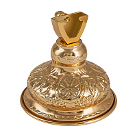 Подставка под напрестольный крест, цинковый сплав, 11,5х11 см, №1, У 55-0064 Подставка под напрестольный крест, цинковый сплав, 11,5х11 см, №1, У 55-0064