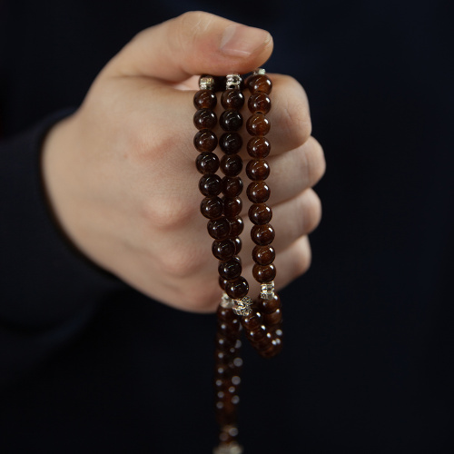 Четки из поделочного камня с разделителями, на 100 бусин, №2 фото 2