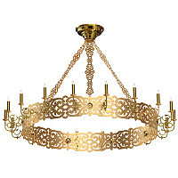 Хорос "Успенский" на 18 свечей, цвет "под золото", диаметр 120 см