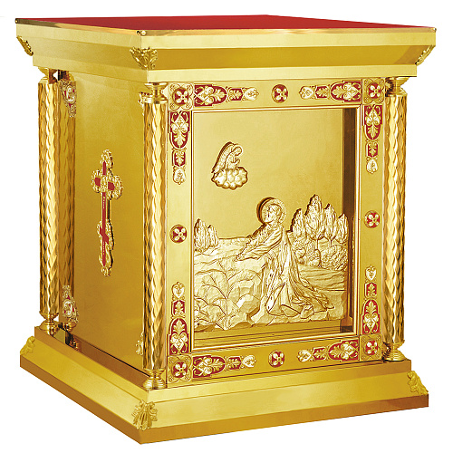 Жертвенник "Гефсиманский", эмаль, литье, высота 100 см